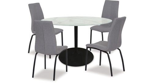 Tarifa Dining Table & Asama Chairs x 4 Tarifa Dining Table & Asama Chairs x 4